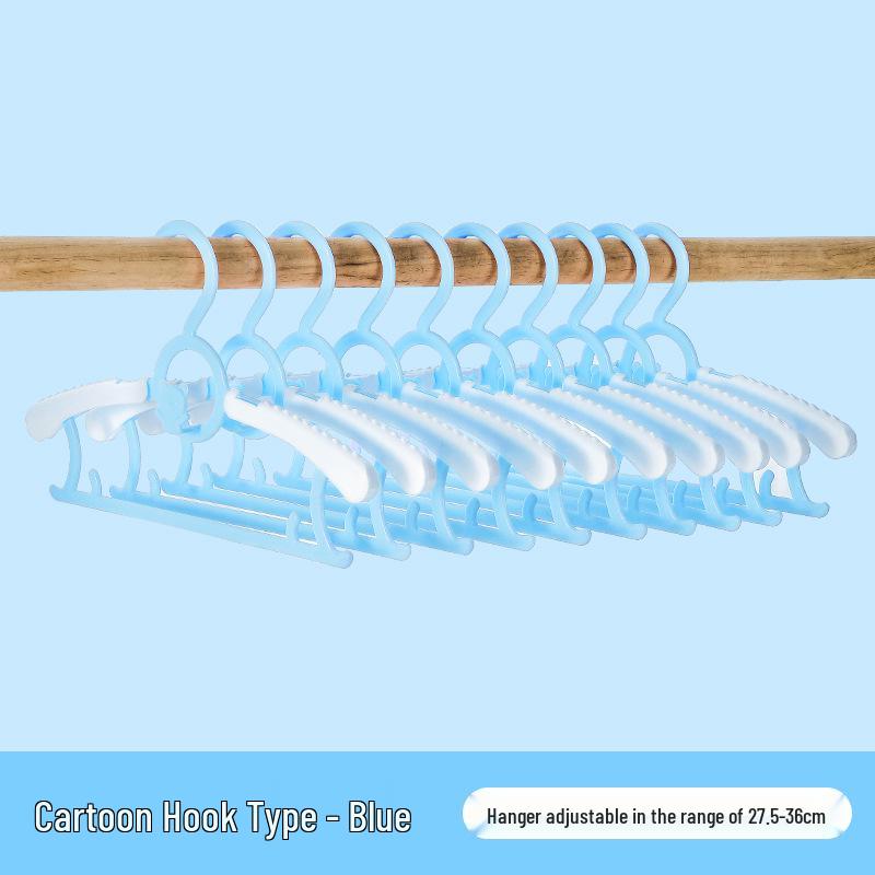 Nordic Style Seamless Plastic Hangers for Infants, Toddlers, and Children's Clothing & Pants