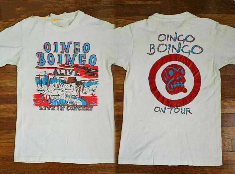 New Oingo Boingo Live in Concert 80 s T-Shirt S-234XL Shirt E592 XXXL