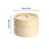 Steamer Candy Box Insulation Stainless Steel Chinese Style Steamer Candy Storage Box with Wooden Lid