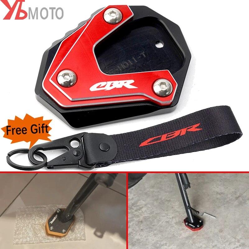 

Подставка для мотоцикла, увеличенная боковая подставка, удлинитель для HONDA CBR650R CBR 650 R 650F 500R CBR650F CBR500R 2013-2022, брелок чёрный