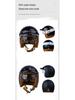 High-Quality Retro Motorcycle Half Helmet with Built-In Goggles for Men and Women