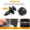 Car Fastener Clip Fender Push Retainer Pin Rivet Bumper for Door Trim Panel Retainer Fastener Kit 100pcs Set Car Accessories