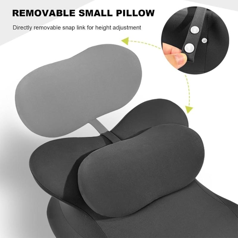 Sitting Lying Waist Relaxation Pillows Memory Foam Couples Butt Cushion Adults Chair Backrest Lumbar Support Cushion