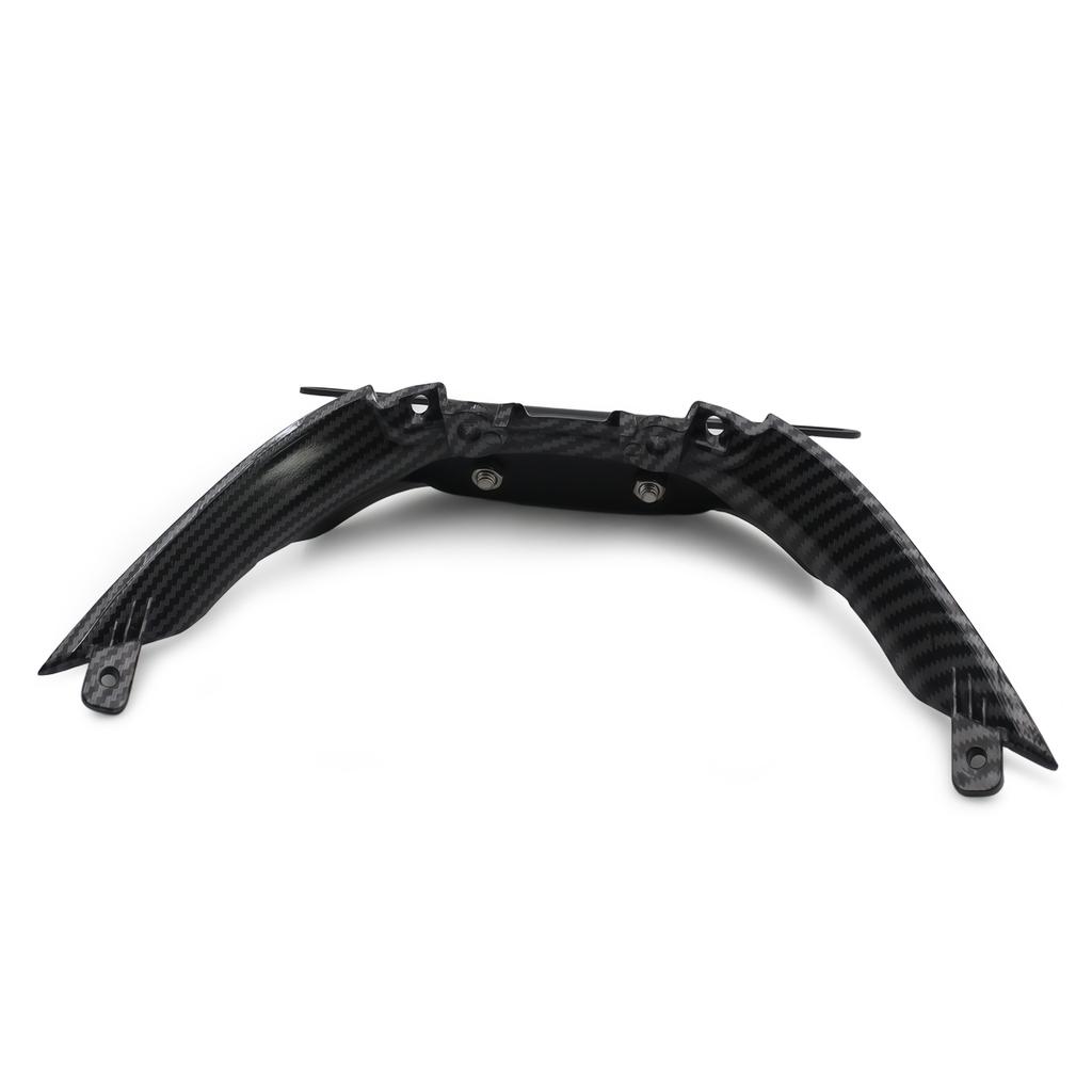 Accesorios Moto High Quality Modified Short Tail License Plate Holder For Vespa Sprint Primavera 150 Black Carbon Fiber Texture