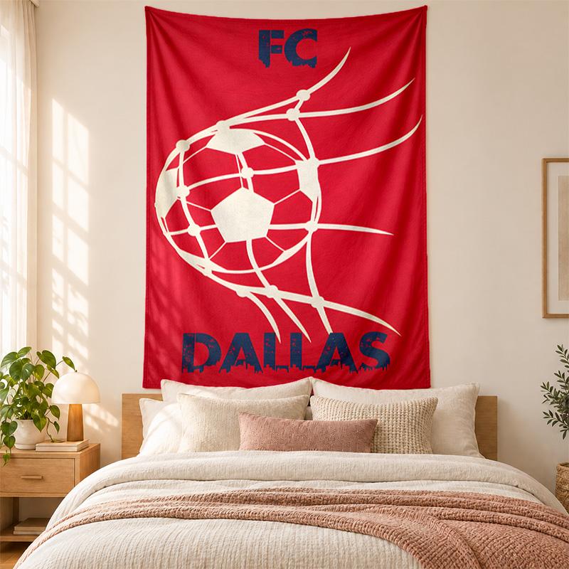 FC Dallas Tapestry highquality for decorating living room bedroom dorm walls ideal as bedroom wallart orholiday gift