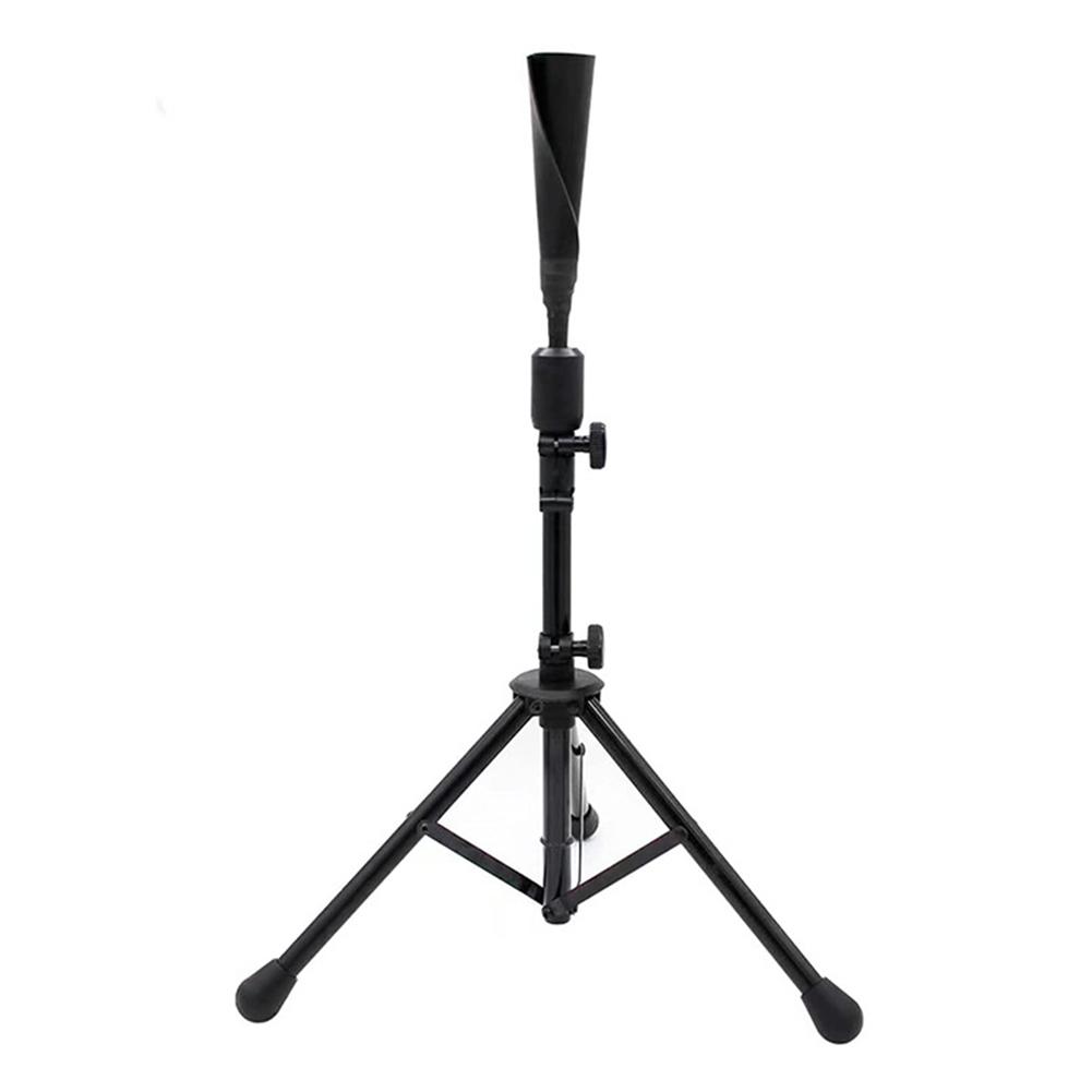 

Baseball Batting Tee Portable Tripod Stand Base Tee Easy Adjustable Height 27-41 black #1