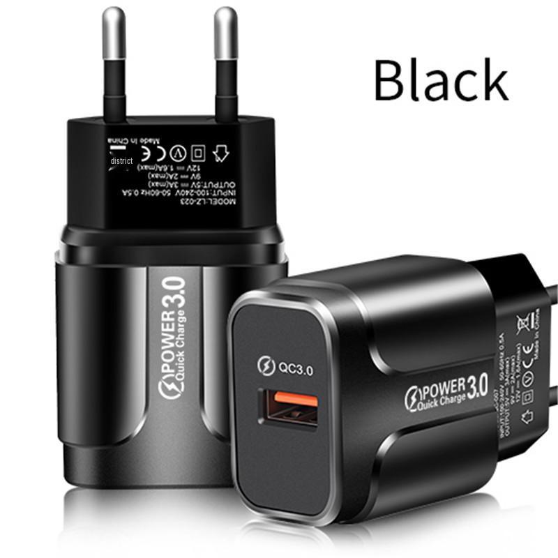 3A QC3.0 Single USB Fast Charger - Efficient Mobile Charging Head with Single Port