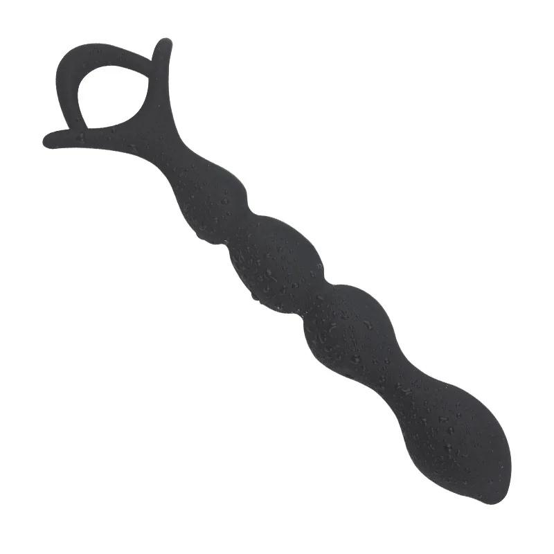 16.5CM Silicone Anal Beads Prostate Stimulator Ball Butt Plug Anal Plug 18+ Adult Women Men Couple Flirt Gay Erotic SM Sex Toys