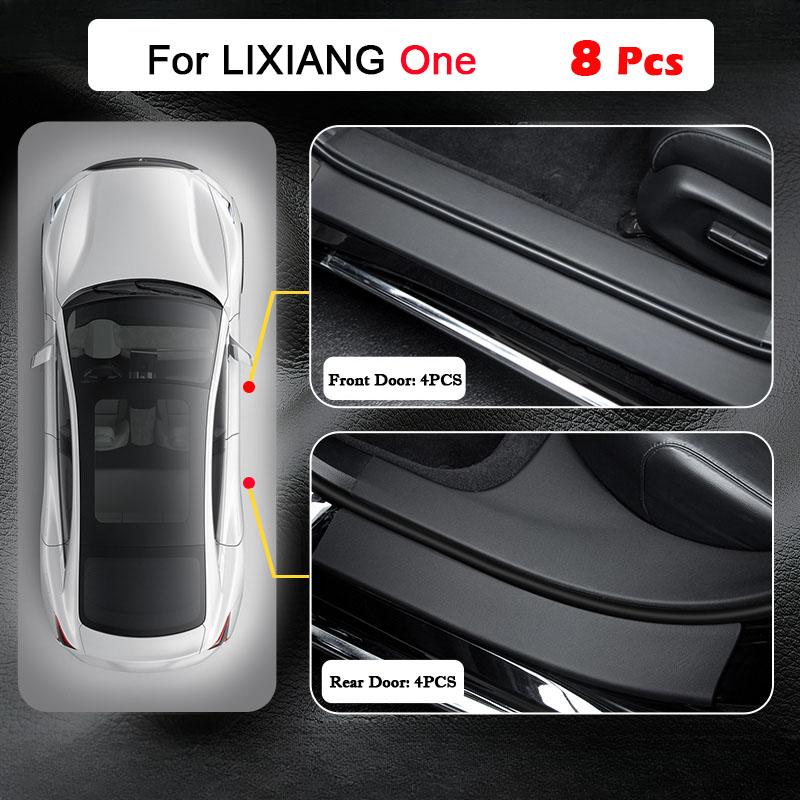 For LiXiang L6 L7 L8 L9 One 2025 Car Threshold Strip Protector Sticker Door Trunk Scratch Resistant Trampling Pad Accessories