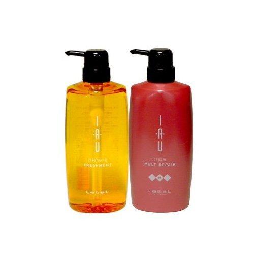 Lebel IAU Io Cleansing Freshness Shampoo 600ml & Io Cream Melt Repair Treatment 600ml