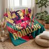 Cristiano Ronaldo Theme blanket Soft Flannel Blanket Plush Throw Blanket Cozy Sofa Bed Blanket for Home Decor
