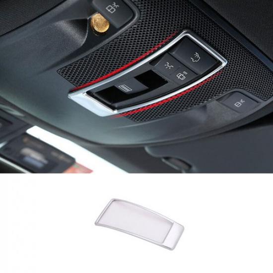 Inner Front Reading Light Cover Trim Fit For Benz GLA CLA 2013-2019 ABS Silver
