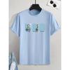 'Van Goghing' Rundhals-T-Shirts, Freizeit-Tees, Kurzarm-Tops, Herren-Sommerbekleidung