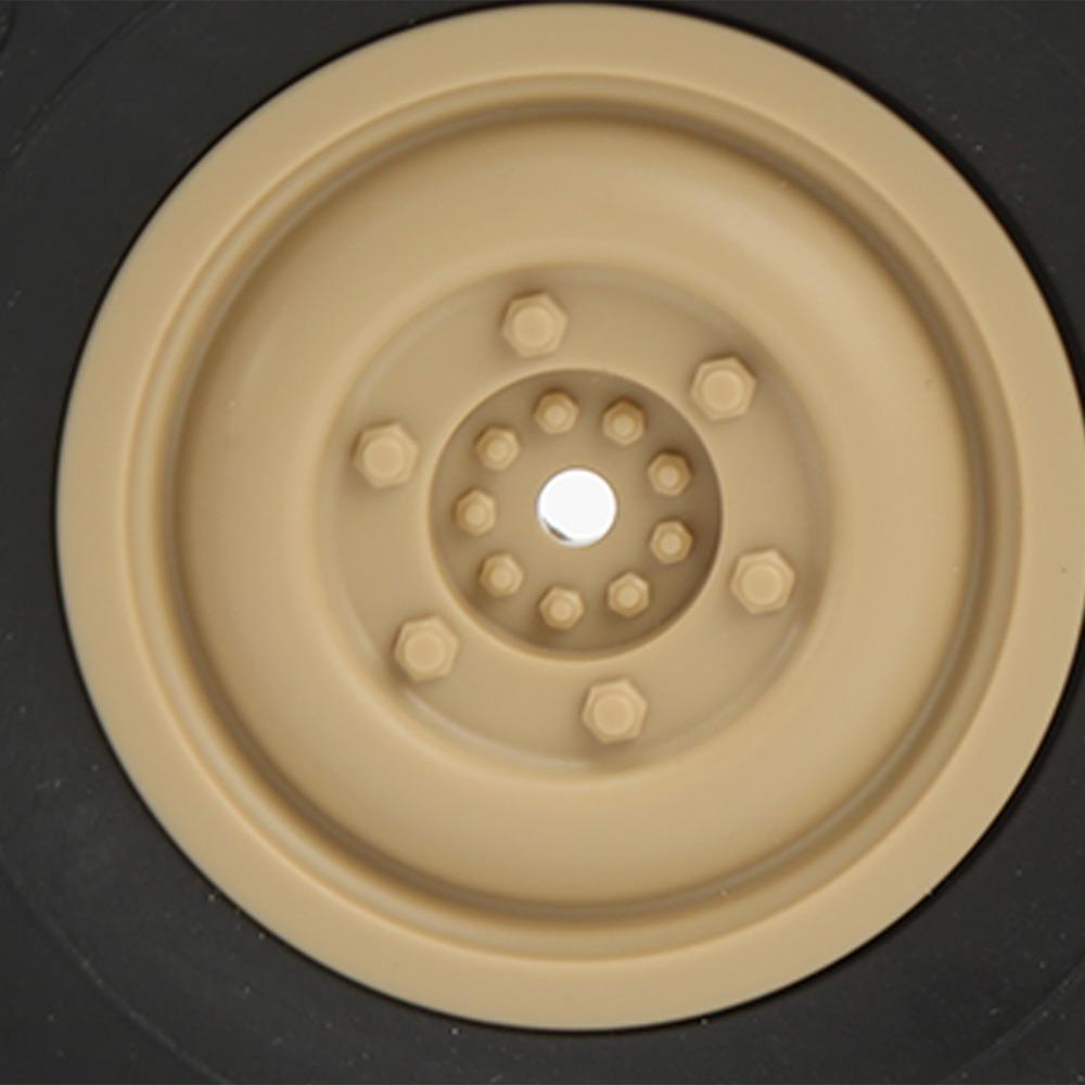 4Pcs/Set Rubber RC Car Wheels Replacement RC Tires for Unimog Model P06 RC Car Crawler Car
