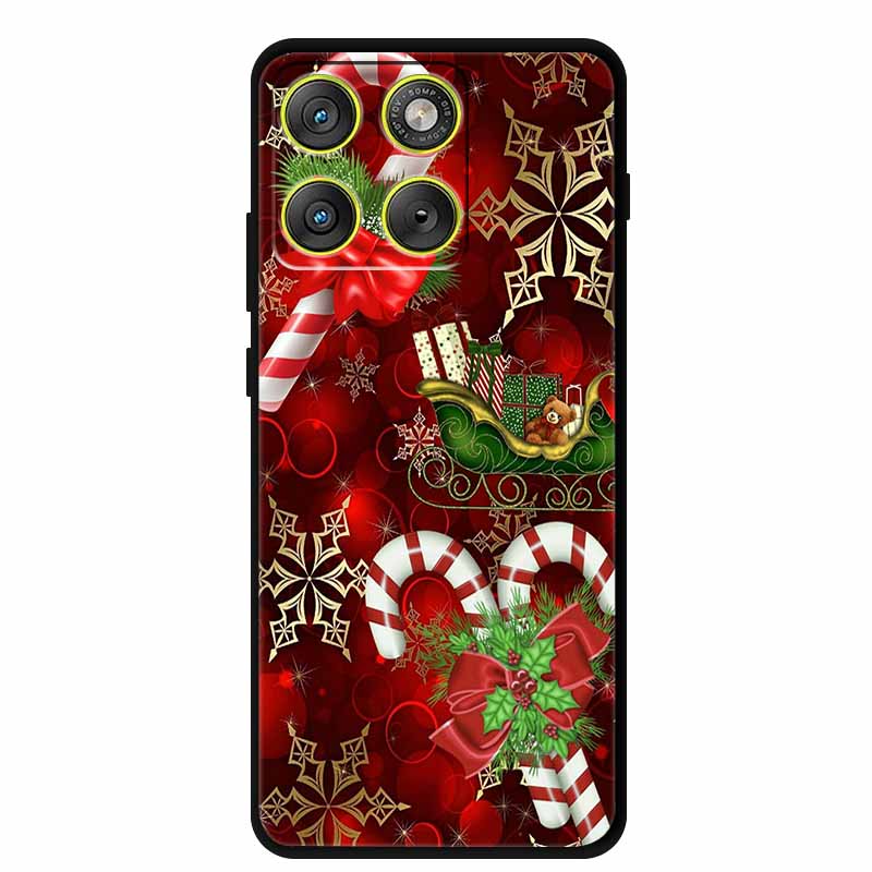 Christmas Phone Cases For Motorola Edge 70 5G Case Silicone Soft Back Cover Christmas Tree for Moto X70 Air 5G Edge70 Back Cover