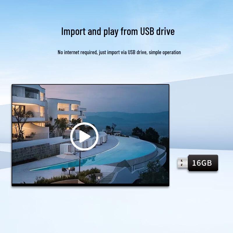 Zhijia 50-inch Wall-Mounted Commercial Advertising Display