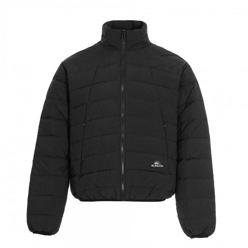 Mens Lightweight Short Down Jacket With Stand Collar 76-80% White Duck 550 Fill Power Windproof Warm Outerwear Winter