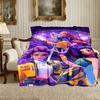 1pc Kpop Demon Hunters Blanket, Cozy Valentine's Day Blanket, Multi-functional Nap Blanket Available Throughout the Four Seasons
