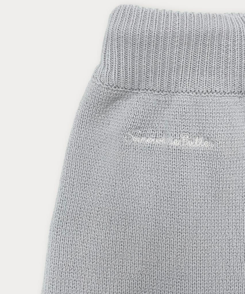 Sseomweeobeoteo Cotton Cable Knit Pants - Light Gray