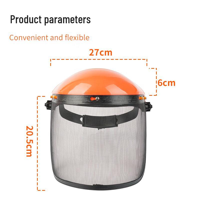 Yingtu Head-mounted Lawnmower Safety Face Shield