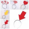 8.6inch Hairband Arrow WiFi Funny Props Headdress Cute Concert Headwear Party