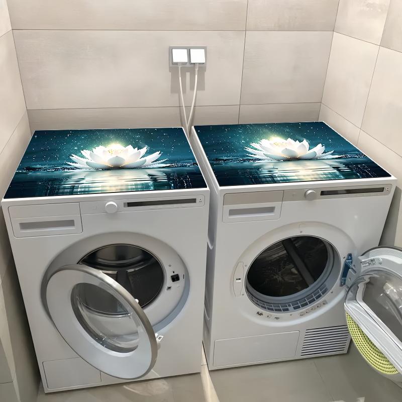 1Pcs Rubber Drying Mat With Lotus Pattern For Coffee Shop Restaurant Kitchen Carpet Tableware Durable Diatom Mud Table Mat Pet Mat Coffeeware