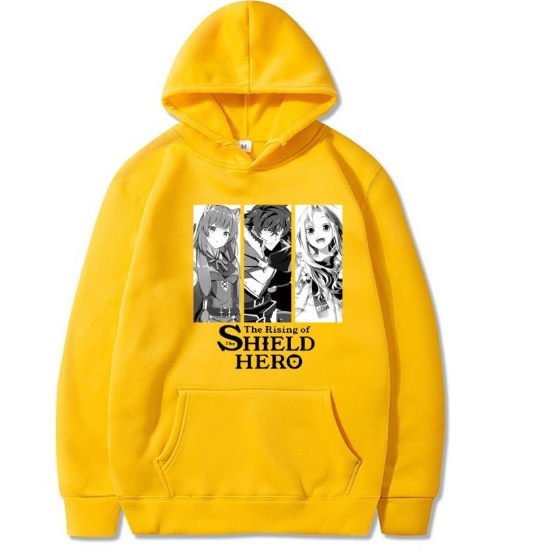 The Rising of The Shield Hero Japanese Animation Hoodies Men Long Sleeve Sweatshirts Women Harajuku Pullovers Sudaderas