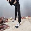 Kappa Slim High-Waisted Casual Jogger Pants Women bottoms Black K0B62AY05F