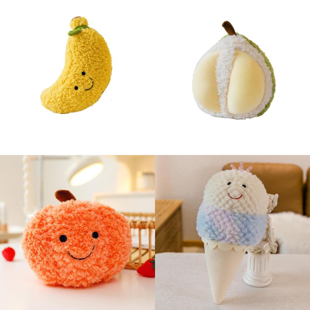 Realistic New Fruit And Vegetable Plush Toys For Kids Birthday Gifts