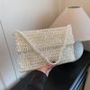Handmade Beaded Bag Women's New Niche Design Woven Bag Summer Fashion Pearl Clutch Bag Underarm Bag