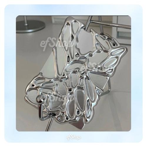 efShop Trading Card Case, B8 [Silver] Hard Case, Top Loader, Landmine Style, Angel Neighborhood, Mass-Produced, Oshikatsu, Oshi Color, Rabbit, Instax