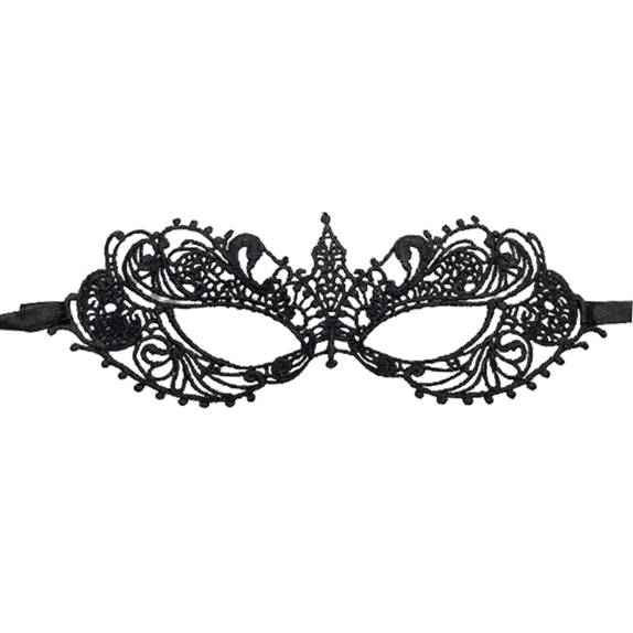 Women Elegant Black Masquerade Mask Gothic Fancy Dress Lace Eye Mask for Party Prom Ball Costume