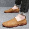 Fashion Casual Shoes Handmade Moccasins Leather Loafers Men Driving Shoes Size 39-48