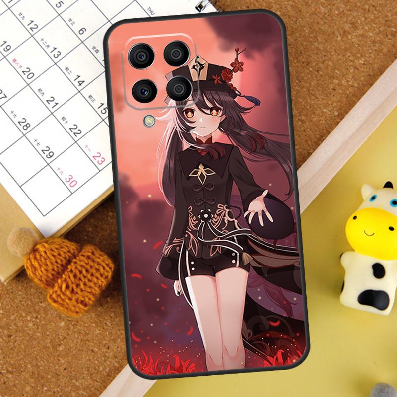 Genshin Impact Hutao Case For Samsung Galaxy M31s M30s M20 M14 M34 M54 M21 M51 M12 M32 M52 M13 M23 M33 M53 Coque