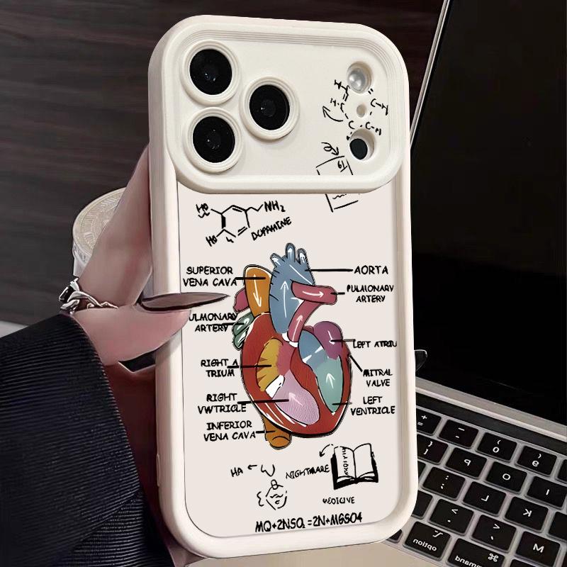 Custodia Colorata con Stampa Bottoni e Blocchi Per iPhone 17 Pro Max 17e 16e Cover Bumper Morbida in Silicone Antiurto Per iPhone 16 15 14 13 Pro Max 11