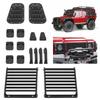 Front Lamp Guard Intake Grille Door Engine Cover Hinge Decor Fit for Traxxas TRX4 Defender 1 10 RC Crawler Car