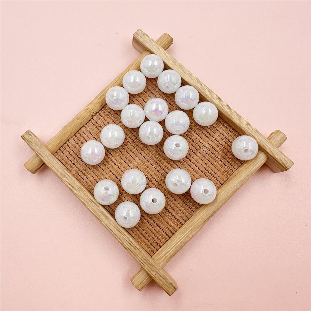 Domácí party potřeby Výroba šperků 8 10mm přívěsek náhrdelník náramek AB barva DIY pro akrylové kulaté korálky 20/40 ks