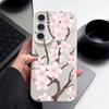 Hand-drawn Style Sakura Case For Samsung Galaxy A57 A37 A17 A56 A36 A26 A16 A55 A35 A25 A15 A54 5G S21 FE S22 S23 S24 Plus S25 Edge S26 Ultra