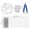 Chicken Wire for Floral Arrangements Chicken Wire Mesh Hexagonal Galvanized Netting Wire Fence Mesh for Crafts Garden