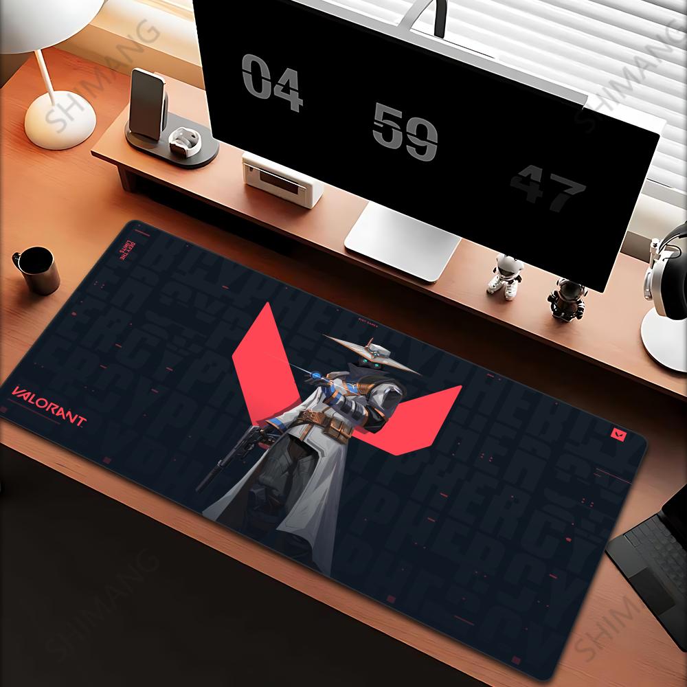 VALORANT Cypher Large Gaming Mouse Pad Computer Mousepad PC Gamer Laptop Mouse Mat Office Mausepad XXL Keyboard Mat Desk Pad