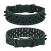 Pet Collar Large Dog Punk Rivet Collar Anti Bite Spike Leather Dog Collar