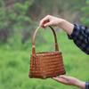 Handmade Retro Bamboo Woven Basket