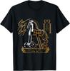 Trojan Horse One Night Only Fall of Troy Greek Mythology Art T-Shirt