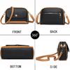 Trendy solid color covered crossbody bag, women's shoulder bag, mini small bag