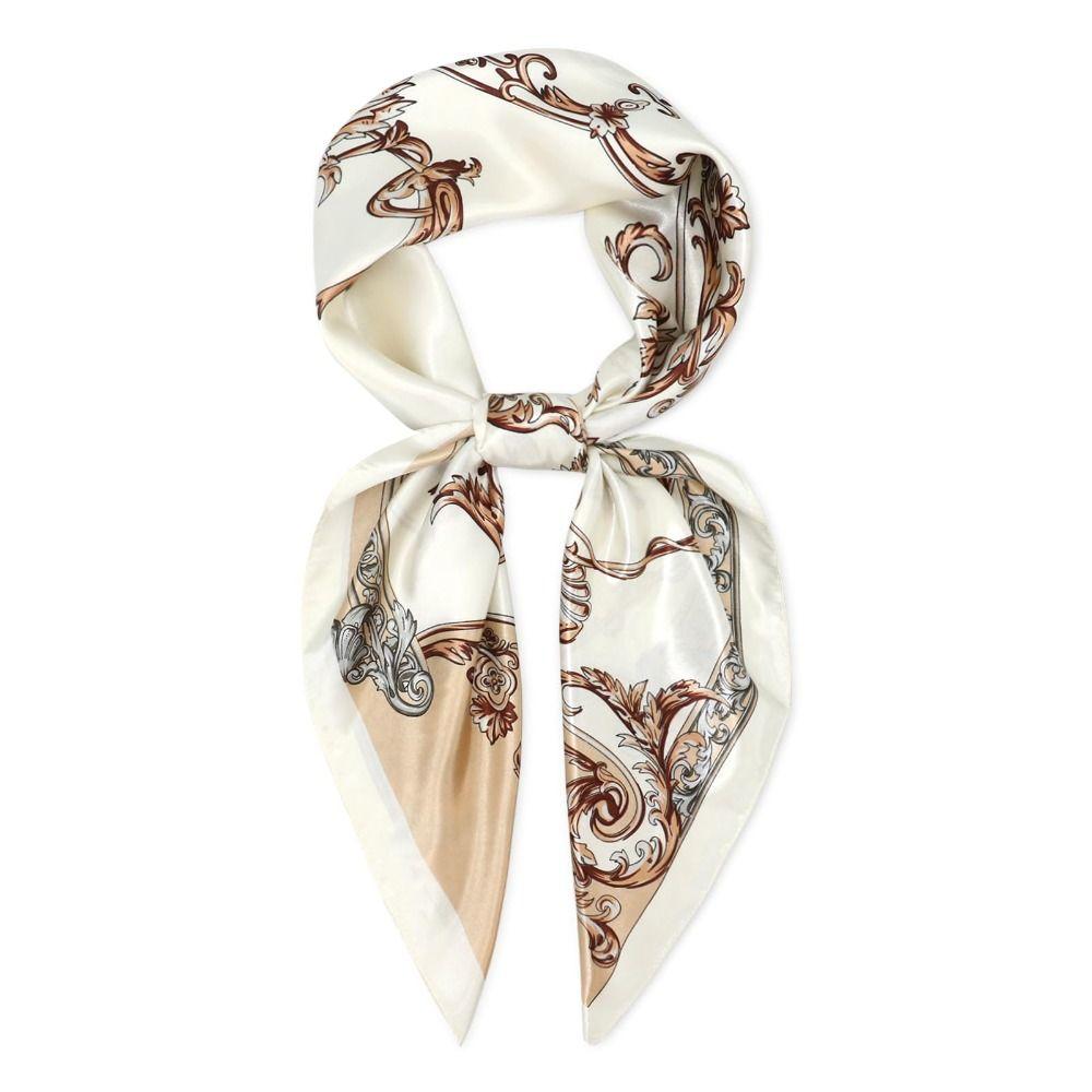 

Imitation Silk Head Scarf lightweight Shawl Fashion Scarf Women