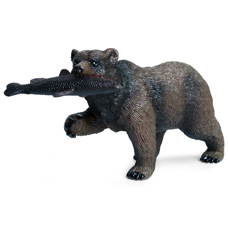Polar Bear Wildlife Model Toy - Arctic Animal for Children's Sensory Play and Early Education