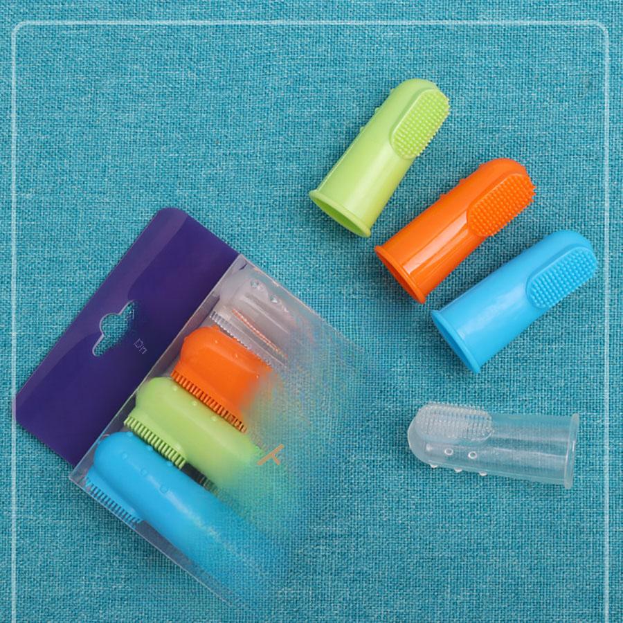 Dog Toothbrush Dog And Cat Oral Cleaning Products Finger Sleeve Cat Toothbrush Pet Finger Toothbrush