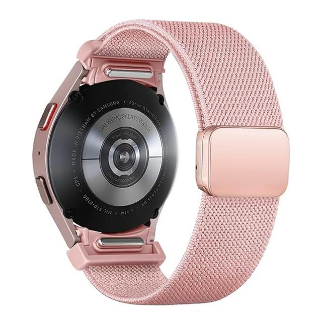 Band For Samsung Galaxy Watch 7/6/5/4/classic/Pro 44mm 40mm No Gaps Magnetic Stretchy sport correa bracelet Galaxy watch 7 Strap