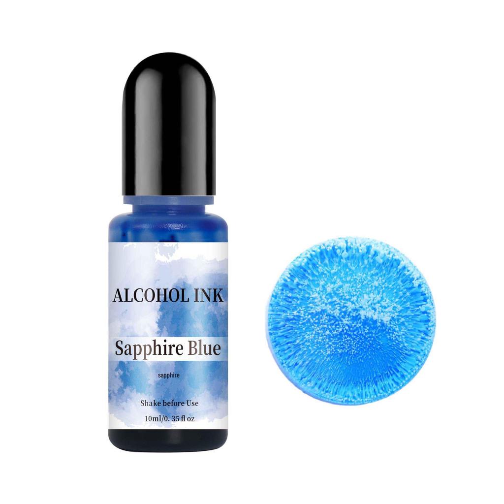 Automatic Diffusion 3D Bleeding Effect Crystal Epoxy Colorant - 30-Color DIY Alcohol Ink Set