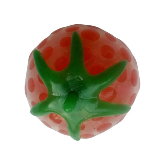 

Grape Strawberry Fruit Squeeze Toy Colorful TPR Stress Relief Balls Soft Fidget for Kids Adults Portable Decompression Gadget for Anxiety Party Favors красный